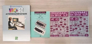LOT 4 LIVRES AUTOFORMATION PROGRAMMEZ  COMMODORE VIC 20 BASIC - Afbeelding 1 van 3