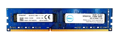 Kingston 8GB DDR3 DIMM 1600MHz (PC3-12800) 240-Pin Desktop RAM Dell SNP66GKYC/8G - Image 1 of 3
