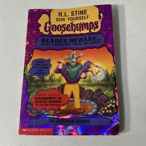 Give Yourself Goosebumps #16 Secret Agent Grandma 1st Print 1997 Vintage - Imagen 1 de 9