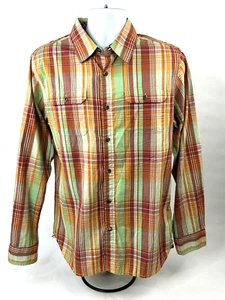 The North Face Shirt Mens Medium Multicolor Plaid Long Sleeve Button Up - Picture 1 of 12