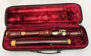 YAMAHA YRT-43 Tenor recorder baroque type w/case from JAPAN freeshipping f/s 012 - Picture 1 of 9