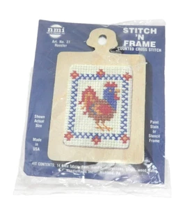 Hahnstich N Rahmen gezählt Kreuzstich Kit Art No 31 NMI Needlemagic Inc - Bild 1 von 3