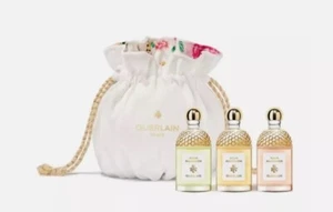 Guerlain Paris Mini Perfume Collection with Pouch*NIB Aqua Allegoria Gift Set - Picture 1 of 5