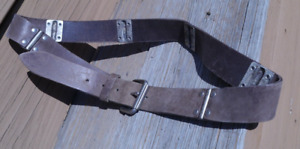 Legend Supply Belt Men's Genuine Leather 11578 Brown 34"-38" Canada Silver Tone