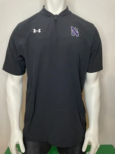 Under Armour Northwestern University Wildcats 1/4 Zip Coaches Pullover Size L - Picture 1 of 11