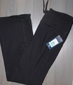 REEBOK WOMEN'S BLACK CAFFEINE HIGHRISE BOOTCUT LEGGINGS PANTS SIZE XL NWT - Picture 1 of 3