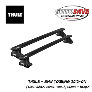THULE WingBar Evo (schwarz) Dachträger Komplettset für BMW 3er Touring ab 2012 - Bild 1 von 5