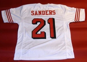 DEION SANDERS CUSTOM SF 75th THROWBACK W JERSEY - Picture 1 of 2