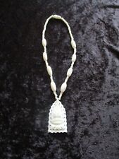 Alte - Knochen  Kette - VINTAGE !!! Halskette -  mit Anhänger - Länge: ca. 45 cm
