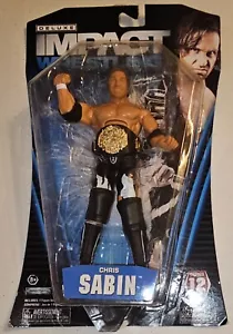 TNA DELUXE IMPACT WRESTLING CHRIS SABIN SERIES 12 JAKKS PACIFIC 2014 - Picture 1 of 2