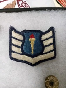 Air Force ROTC Enlisted Rank Patch Clutch Back LOOK AT PHOTOS - Picture 1 of 2