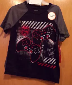 GAMER Controller ~ 2-teiliges SS/Shorts Pyjama Set ~ Jungen XS (4-5) ~ NEU mit Etikett - Bild 1 von 2