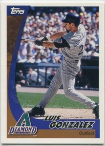 2002 Topps Post Cereal #19 Luis Gonzalez Arizona Diamondbacks - Picture 1 of 4