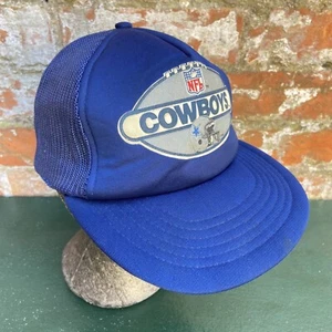 80er Dallas Cowboys Trucker Mütze Snapback blau NFL American Football Vintage selten - Bild 1 von 16