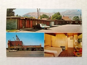 Vintage Unused Post Card -Wagon Wheel Motel-Hotel Wells , Nevada - Picture 1 of 2