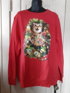 Ugly Christmas Men's Lightweight Sweatshirt by Mad Engine Size XLT  NWT - Picture 1 of 2