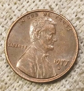 RARE 1977 “D” Lincoln Memorial Penny Error - Picture 1 of 2