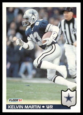 1992 Fleer #85 Kelvin Martin Dallas Cowboys - Image 1 of 2