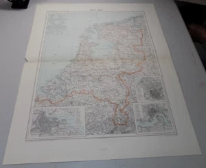 1885 MAP of the NETHERLANDS Large - Picture 1 of 1