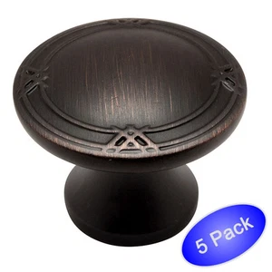 * Paquete de 5* Perillas de gabinete de bronce frotadas con aceite Cosmas #9462ORB - Imagen 1 de 1