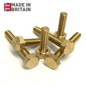 2BA Hexagon Bolts - Brass Screws 2 BA - 10 Pack - Picture 1 of 8