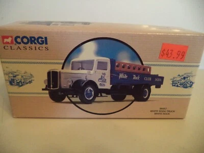 Camión Mattel Corgi Classics 98457 1995 blanco camión de soda blanco sin usar, en caja original Foto 1 de 4