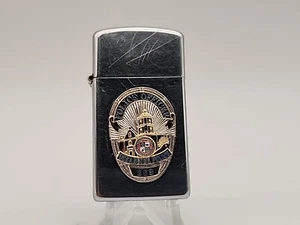 Zippo State Of California Oceanside Police Officer Lighter 1984 Slim  #269 - Picture 1 of 7