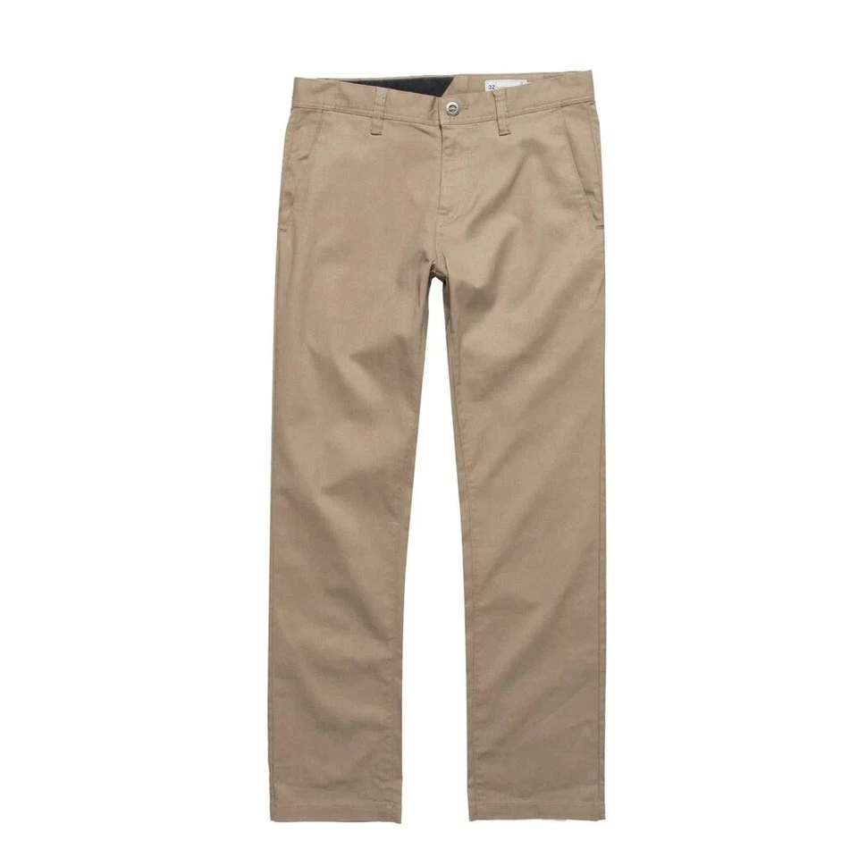 Pantalones chinos rectos modernos Volcom Frickin' talla 36 - caqui Foto 1 de 1