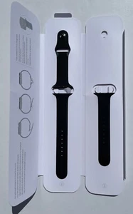 Apple Watch Negro Banda Deportiva Gris Espacial Serie 42mm 4 5 6 SE 44mm 7 8 45mm 49mm - Imagen 1 de 4