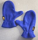 REI Fleece Mittens Womens Blue Size Small Non Insulated Elastic Wrist Soft 