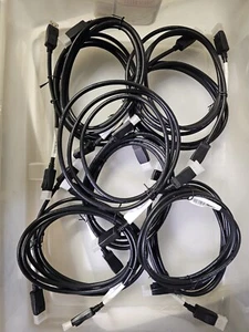 Lot of 6 Used 6FT Display Port Male to Male Cable Computer - Picture 1 of 2