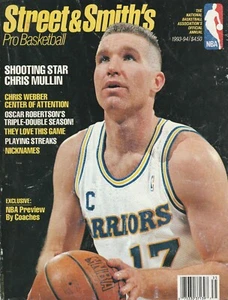 1993-94 Street & Smith's Pro Basketball Warriors Chris Mullin en portada - Imagen 1 de 1