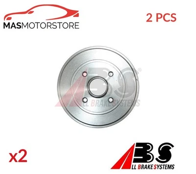 BRAKE DRUM PAIR SET REAR ABS 2832-S 2PCS P NEW OE REPLACEMENT - Image 1 of 4