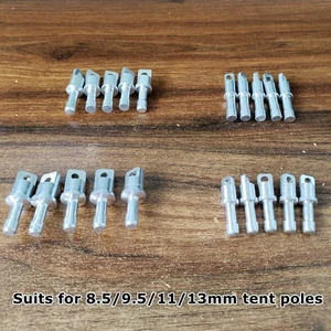 5 Piezas Tapones de Extremo de Repuesto Barra de Aluminio Poste de Tienda Accesorios de Repuesto 8.5-13mm - - Imagen 1 de 20