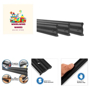 6", 12", 18" Anodized Aluminum Straight Edge Tools with Precision Edge, Check... - Picture 1 of 8