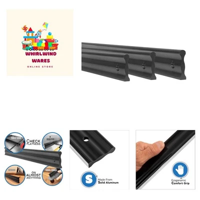 6", 12", 18" Anodized Aluminum Straight Edge Tools with Precision Edge, Check... - Image 1 of 4