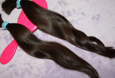 PELUCA HAIR REBORN 14,5 PULGADAS 3,5 oz FINA Y SEDOSA OSCURA ONDULADA CÁLIDA MORENA COLA DE CABALLO E15 Foto 1 de 4
