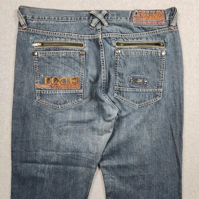 Vintage Coogi Jeans Men 40x32 Blue Baggy Embroidered Wide Leg Skater Grunge Y2K - Image 1 of 4