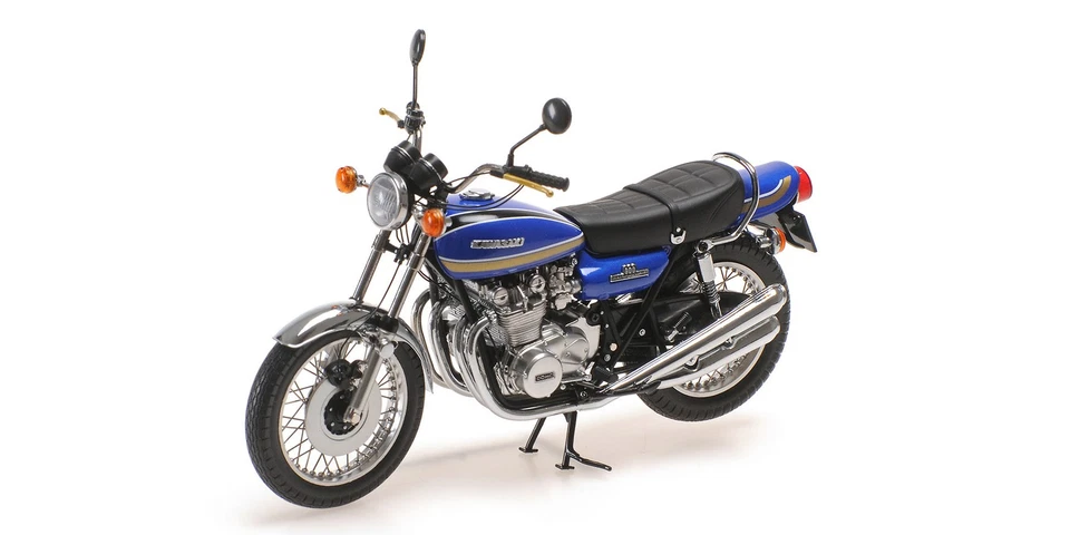 Minichamps 122164102 KAWASAKI 900 Z1 ‘SUPER 4’ 1972 BLUE METALLIC 1:12 - Bild 1 von 1