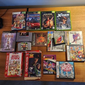 Video Game Lot Mixed Bundle Genesis Xbox DS PS1 PS2 N64 Saturn Import