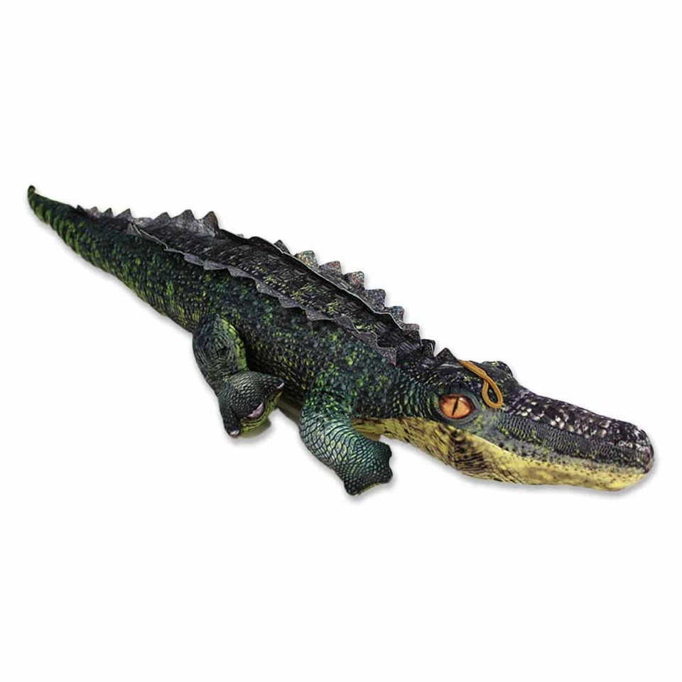 Krokodil Kuscheltier realistisches Motiv - ca. 50 & 70 cm Stofftier Plüschtier - Bild 1 von 4