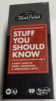 Trivial Pursuit - Stuff You Should Know - Party Game - New Sealed Hasbro Gaming - Image 1 of 4