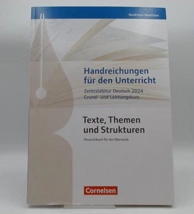Handreichungen Deutsch GK LK Zentralabitur 2024 Hinweise und Lösungen Klausuren - Picture 1 of 4