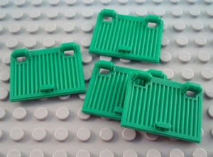 LEGO Lot of 4 Green Clip On Window Shutters - Picture 1 of 1