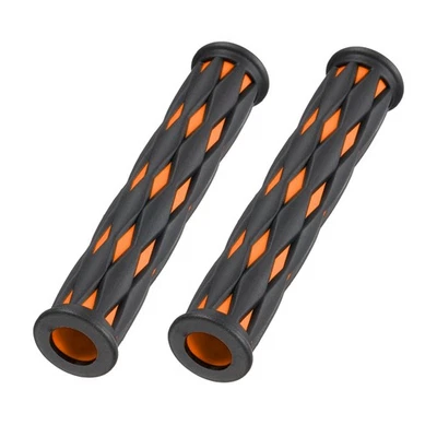 Cubierta de palanca de freno de motocicleta 2 piezas, empuñaduras de manijas de bicicleta de motocicleta naranja Foto 1 de 4