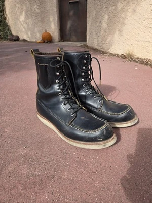 Red Wing Billy Boots Size 13D, Black Klondike, RARE! - Image 1 of 4