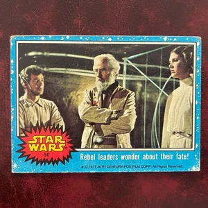 1977 Topps STAR WARS Blue Set REBEL LEADERS WONDER ABOUT THEIR FATE! #50* VG-EX - Picture 1 of 2
