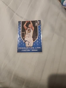 Tarjeta de baloncesto Warriors 2014-15 Panini Donruss Stephen Curry línea de producción - Imagen 1 de 2