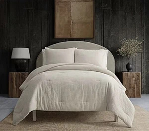 NEW Indigo Road Egypt Sherrod Cream 3-Piece King Comforter Set - Picture 1 of 5