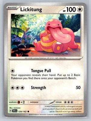 Lickitung #124/162 SV05: Temporal Forces Common - Pokemon Cards F7 - Image 1 of 2